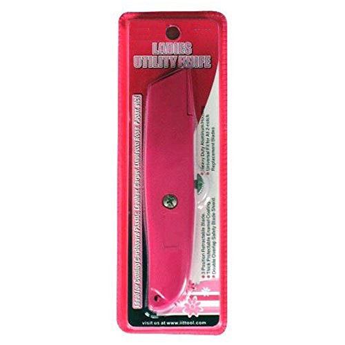 Ladies Utility Knife Box Cutter Retractable Razor Changing Blades Heavy Duty Pk