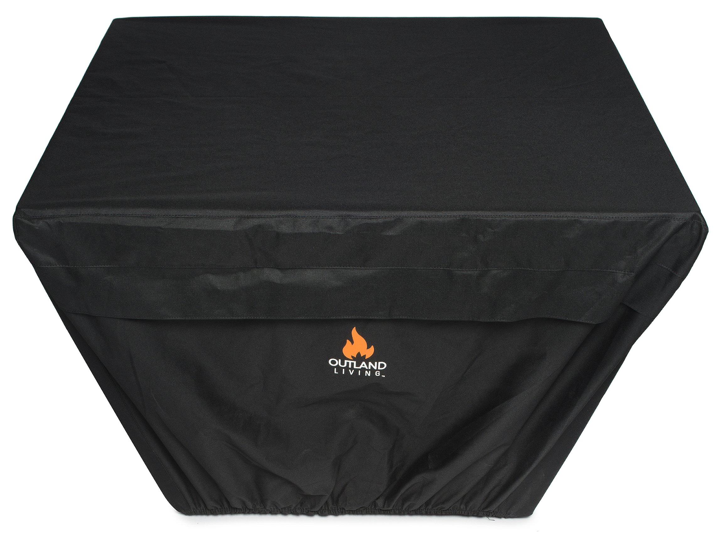 Outland Fire Table UV & Water Resistant Durable Cover for 36-Inch Square Series 410 Outdoor Propane Fire Pit Tables, Square 37-Inch x 26-Inch - Breathable Venting with Mesh Barriers & Watertight Seams