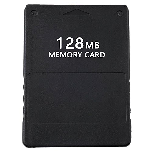 TPFOON 2pcs Pack 128MB High Speed Game Memory Card Compatible with Playstation 2 PS2