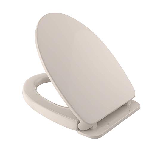 TOTO SS124-12 SoftClose, Non Slamming, Elongated Toilet Seat and Lid, Elongated, Sedona Beige