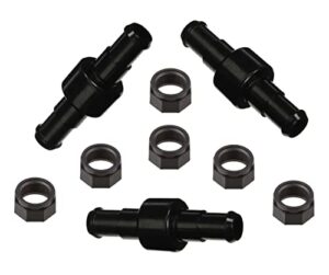 atie pool cleaner black feed hose swivel d21 and black hose nut d16 combo kit for zodiac polaris 3900 sport, 280 f5b black max, and tr35p pool cleaners (3 pack)