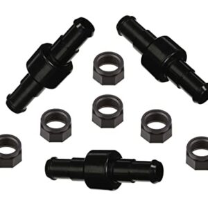 ATIE Pool Cleaner Black Feed Hose Swivel D21 and Black Hose Nut D16 Combo Kit For Zodiac Polaris 3900 Sport, 280 F5B Black Max, and TR35P Pool Cleaners (3 Pack)