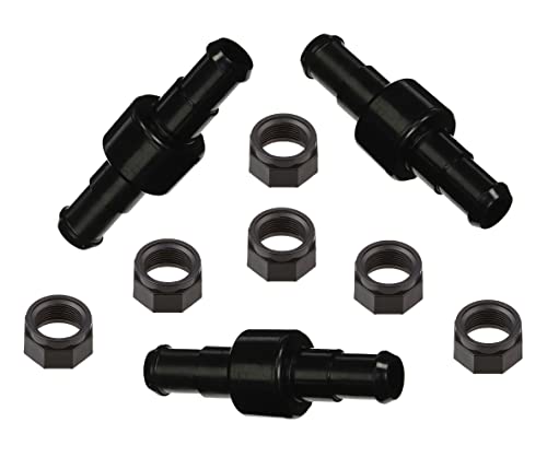 ATIE Pool Cleaner Black Feed Hose Swivel D21 and Black Hose Nut D16 Combo Kit For Zodiac Polaris 3900 Sport, 280 F5B Black Max, and TR35P Pool Cleaners (3 Pack)