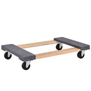 Toolsempire 4 Wheel Dolly Cart, 30" x 18" Furniture Dolly for Moving Carrier, 1000 lbs Capacity, Heavy Duty Movers