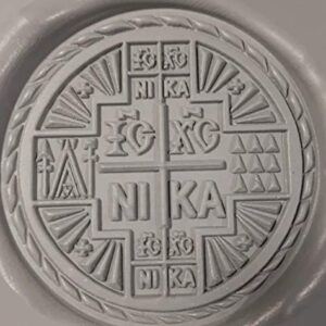 GRECIAN Stamp For The Holy Bread Orthodox Liturgy/Wooden Hand Carved Traditional Prosphora ΙΣ ΧΣ NIKA IC XC NIKA ІС ХС НІКА НИКА GREEK (Diameter: 3.15-7.87 inches / 80-200 mm)