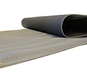 RHS Snow Melting Mat, Anti-Slip Walkway Herringbone Design, Color Gray, Outdoor Mat, Prevents ice Formation, Melts up to 2 inches of Snow per Hour, 120 Volts (30-inches x 3-feet)