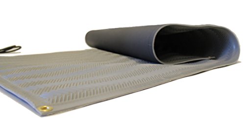 RHS Snow Melting Mat, Anti-Slip Walkway Herringbone Design, Color Gray, Outdoor Mat, Prevents ice Formation, Melts up to 2 inches of Snow per Hour, 120 Volts (30-inches x 3-feet)