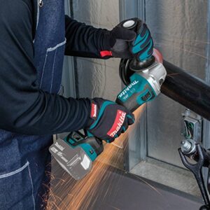 Makita XAG17ZU 18V LXT® Lithium-Ion Brushless Cordless 4-1/2” / 5" Cut-Off/Angle Grinder, with Electric Brake and AWS®, Tool Only