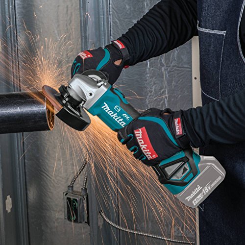 Makita XAG17ZU 18V LXT® Lithium-Ion Brushless Cordless 4-1/2” / 5" Cut-Off/Angle Grinder, with Electric Brake and AWS®, Tool Only