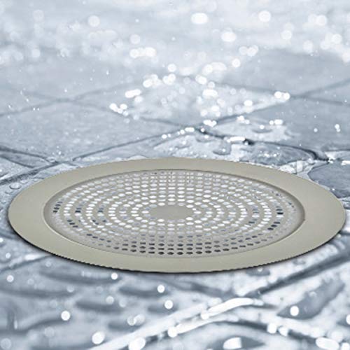 Danco 10895 Shower Drain Strainer, 5-3/4 inch, Brushed Nickel