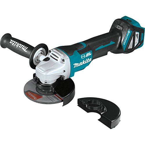 Makita XAG21ZU 18V LXT Lithium-Ion Brushless 4-1/2”/ 5" Paddle Switch Cut-Off/Angle Grinder, Electric Brake & Aws, Tool Only