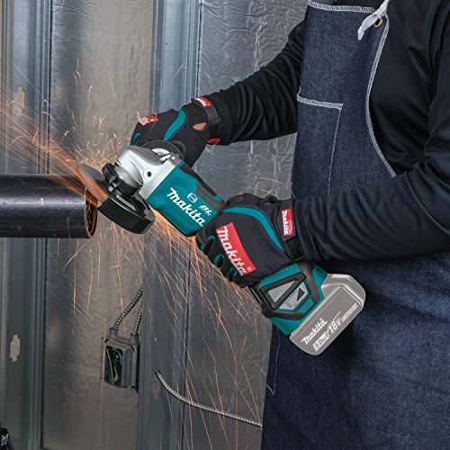 Makita XAG21ZU 18V LXT Lithium-Ion Brushless 4-1/2”/ 5" Paddle Switch Cut-Off/Angle Grinder, Electric Brake & Aws, Tool Only