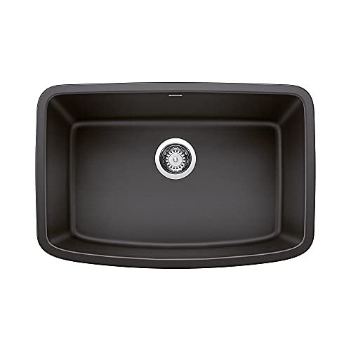 Valea 27 in. Single Bowl Kitchen Sink, Anthracite