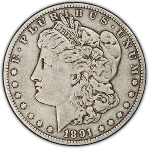1878-1904 Morgan Silver Dollar (Random Year) $1 Very Good