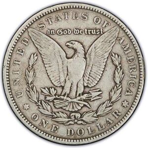 1878-1904 Morgan Silver Dollar (Random Year) $1 Very Good