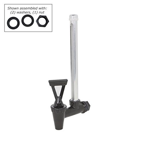 Tru-View New 7.5" Water Level View Spigot for Travel & Big BERKEY, Alexapure Pro, ProPur (7.5" Spigot)