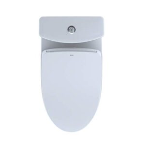 TOTO MW4463046CEMG#01 WASHLET+ Aquia IV Two-Piece Elongated Dual Flush 1.28 and 0.8 GPF Toilet with S500e Electric Bidet Seat, Cotton White