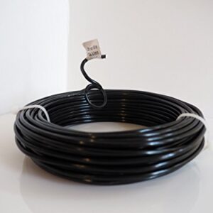 Anodized Aluminum 3.0mm Bonsai Training Wire 250g Large Roll (40 feet) - Choose Your Size and Color (3.0mm, Black)