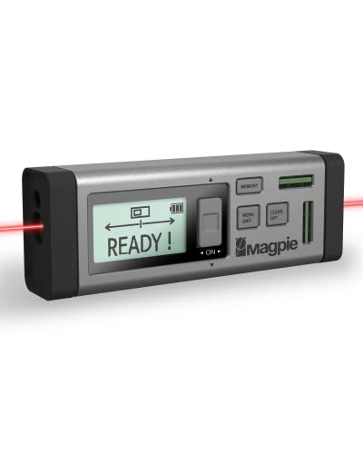 The First Bilateral Laser Measurement Tool - MAGPIE VH-80, 262ft/80m Dual Laser Distance Meter with Bluetooth App Connection, Laser Measure with 2 Bubble Levels for Fast, Precise Results