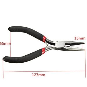 Mini Needle Nose Pliers Multifunction Precision Pliers Stripper Hand Jewellery Making Tool Beading Flat Wire Pliers