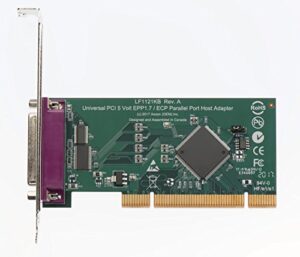 softio lf1121kb universal pci plasmacam controller card with ieee 1284 15' parallel cable