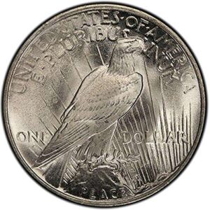 1922 - 1925 Peace Silver Dollar (Random Year) $1 Brilliant Uncirculated