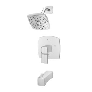 pfister deckard bathroom tub shower faucet polished chrome (valve not included) lg898dac