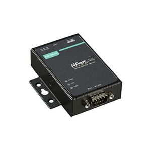 MOXA NPort 5110-1 Port Serial Device Server, 10/100 Ethernet, RS232, DB9 Male