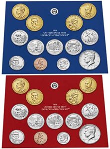 2016 p d us mint set 28 coins in original packaging brilliant uncirculated