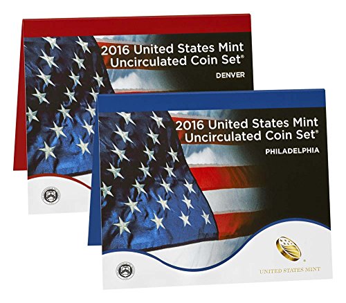 2016 P D US Mint Set 28 Coins in Original Packaging Brilliant Uncirculated
