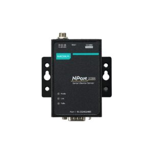 moxa nport 5150a - 1 port rs-232/422/485 serial device server, 0 to 60°c operating temperature