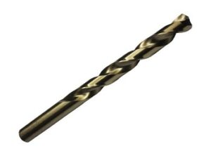 6 pcs, #43 cobalt gold heavy duty jobber length drill bit, drill america, d/aco43, number of flutes: 2; cutting direction: right hand, flute length: 1-1/4"; overall length: 2-1/4"