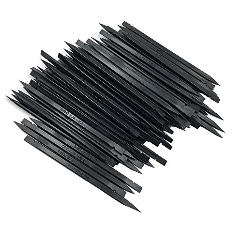 100 Pieces 5.91 Inches Professional Nylon Spudgers Open Pry Bar for Repairing Laptop iPhone iPad Smartphone PC Black Stick Prying Tools