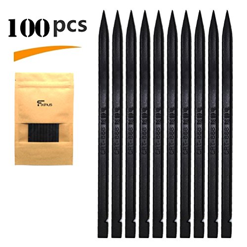 100 Pieces 5.91 Inches Professional Nylon Spudgers Open Pry Bar for Repairing Laptop iPhone iPad Smartphone PC Black Stick Prying Tools