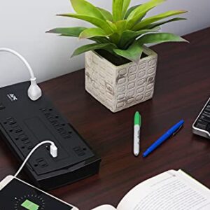 APC Surge Protector Power Strip with USB Ports, P12U2, 4320 Joule, 12 Outlet Surge Protector