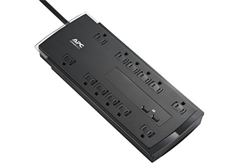 APC Surge Protector Power Strip with USB Ports, P12U2, 4320 Joule, 12 Outlet Surge Protector