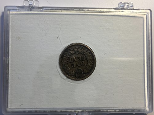 1863 P Indian Head Civil War Coin Comes in a plastic holder Penny Cent Good-Very Good