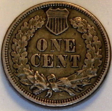 1863 P Indian Head Civil War Coin Comes in a plastic holder Penny Cent Good-Very Good