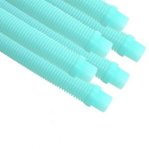 puri tech 6 pack universal pool cleaner hose 48" long aqua color for kreepy krauly, baracuda g3, g4