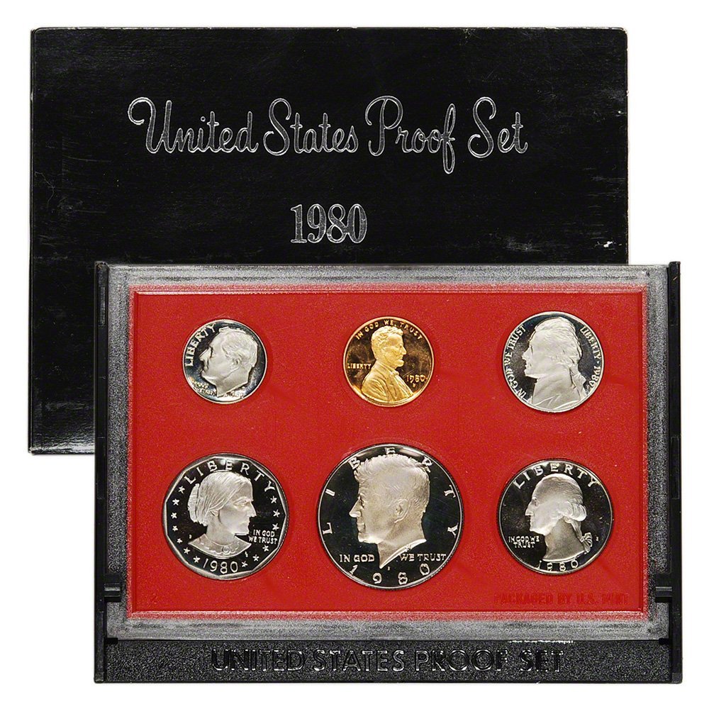 1980 S US Proof Set Superb Gem Uncirculated