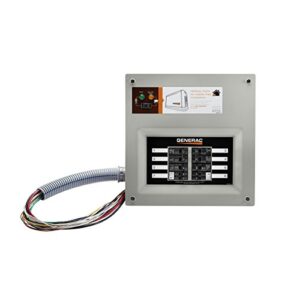 generac 9854 homelink 50-amp indoor pre-wired manual transfer switch kit: seamless power transition for your home