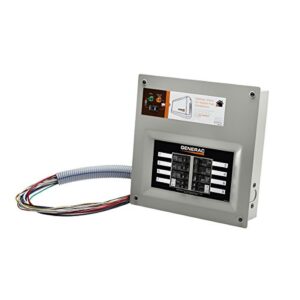 Generac 9854 HomeLink 50-Amp Indoor Pre-Wired Manual Transfer Switch Kit: Seamless Power Transition for Your Home