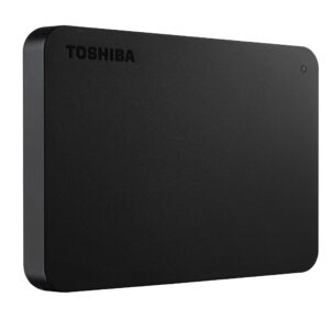 Toshiba Canvio Basics 2TB Portable External Hard Drive USB 3.0, Black - HDTB420XK3AA