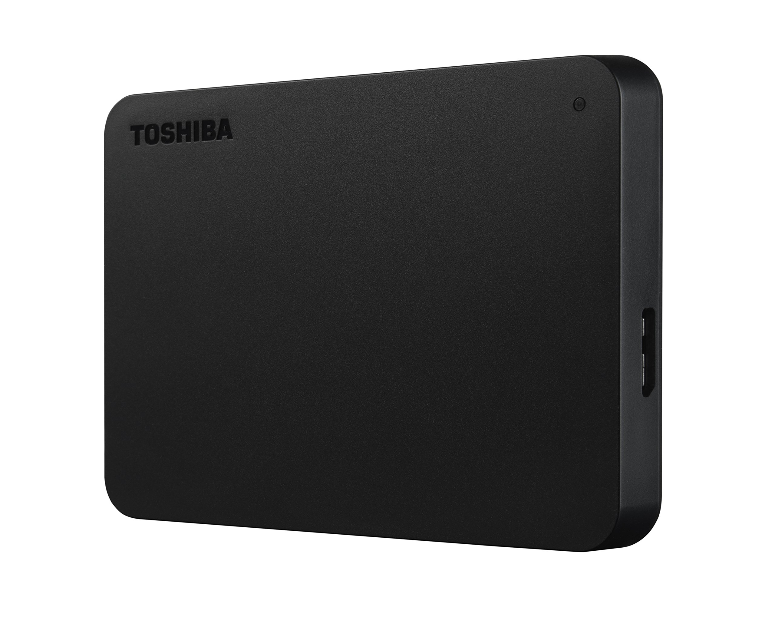 Toshiba Canvio Basics 2TB Portable External Hard Drive USB 3.0, Black - HDTB420XK3AA