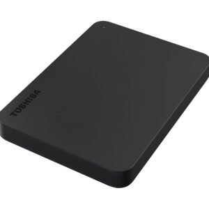 Toshiba Canvio Basics 2TB Portable External Hard Drive USB 3.0, Black - HDTB420XK3AA