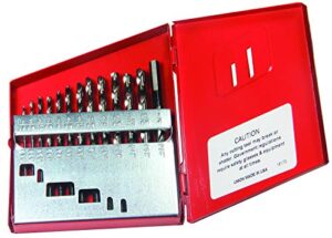 norseman drill bit set 47492 type 240-cn 13pc cn-tech cryo nitride