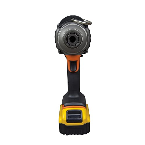 Klein Tools BAT20-7161 Cordless Impact Wrench, 500 ft-lb, Torque, 7/16-Inch Chuck, Variable Speed, Safety Lockout, DeWALT 20V Lithium-Ion Powered