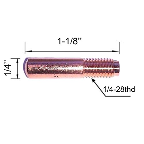 Mig Welding Gun Accessory .030" Kit for Miller Millermatic M-10,M-15 and Hobart H-9 H-10:20pcs Contact Tips 000-067 0.030"+2pcs gas nozzles 169-715 1/2"+2pcs gas diffusers 169-716 …