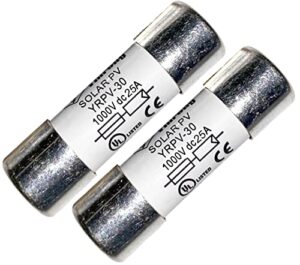 solar odyssey 2 pack - fuse 25a in-line solar 1000vdc 10x38mm, ce