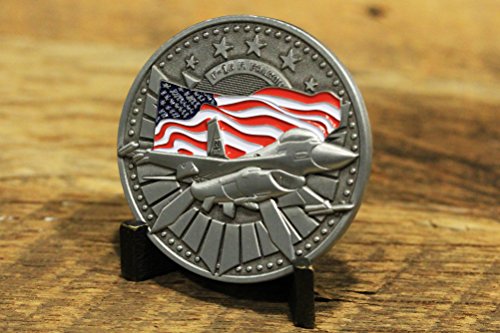 F-16 Fighting Falcon Challenge Coin! Fighter Jet Military Coin, Aircraft Plane Custom Coin! Designed by Military Veterans!